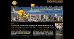 Desktop Screenshot of helifliegen.de